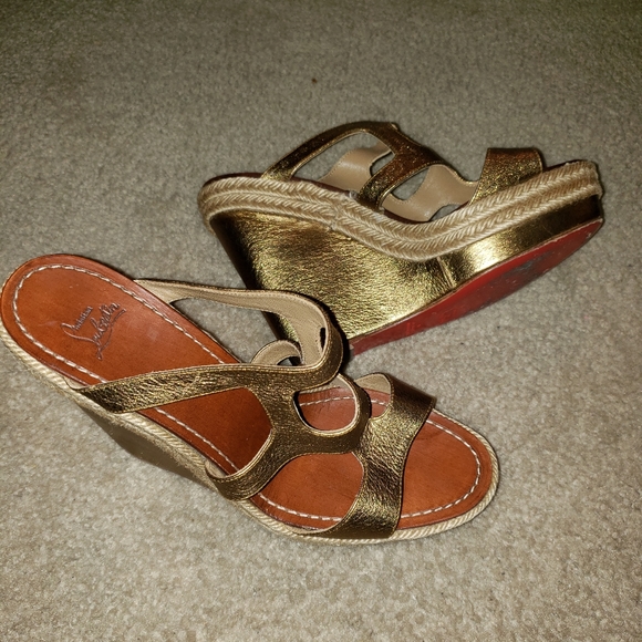 Christian Louboutin Wedge Sandals - Picture 6 of 8